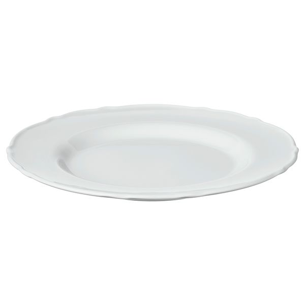 Тарелка десертная, 22 см, белый IKEA UPPLAGA УППЛАГА 004.652.16 - фото 1