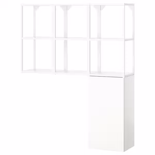 ENHET Комбинация д/хранения - белый 120x32x150 см - фото 1