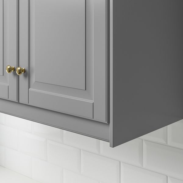 Карниз декоративный профилированный, серый, 221 см IKEA BODBYN БУДБИН 602.210.65 - фото 4