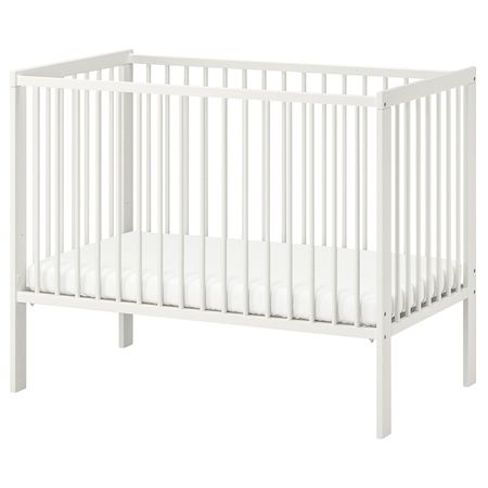 Кроватка детская, белый 60x120 см IKEA GULLIVER ГУЛЛИВЕР 304.212.21