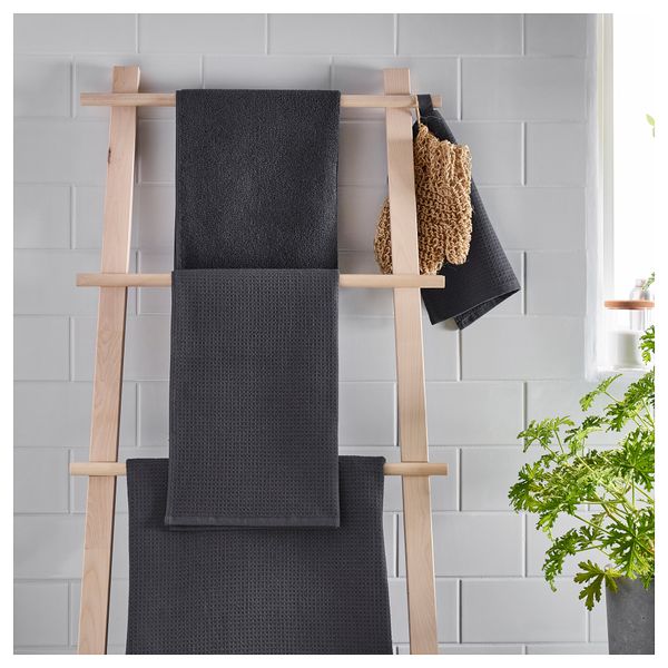 Банное полотенце, 70x140 см, антрацит IKEA SALVIKEN САЛЬВИКЕН 603.493.42 - фото 4