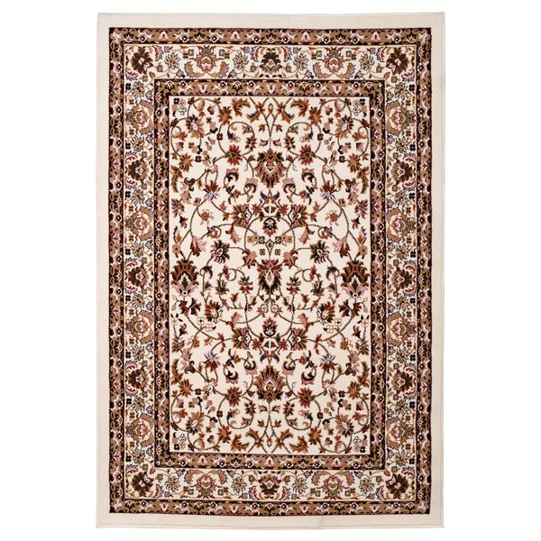 Ковер, короткий ворс ВАЛЛОБИ, бежевый, красный - фото 1