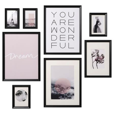 Рама с постером, 8 предм., you are wonderful IKEA KNOPPÄNG 705.181.60
