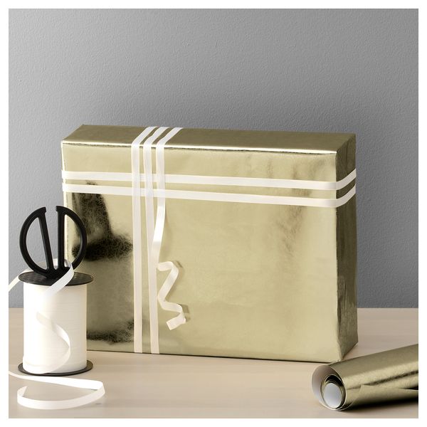 Рулон оберточной бумаги ВИНТЕР 2017, под антик, золотой (2x0.7 м) - схема-чертеж с размерами