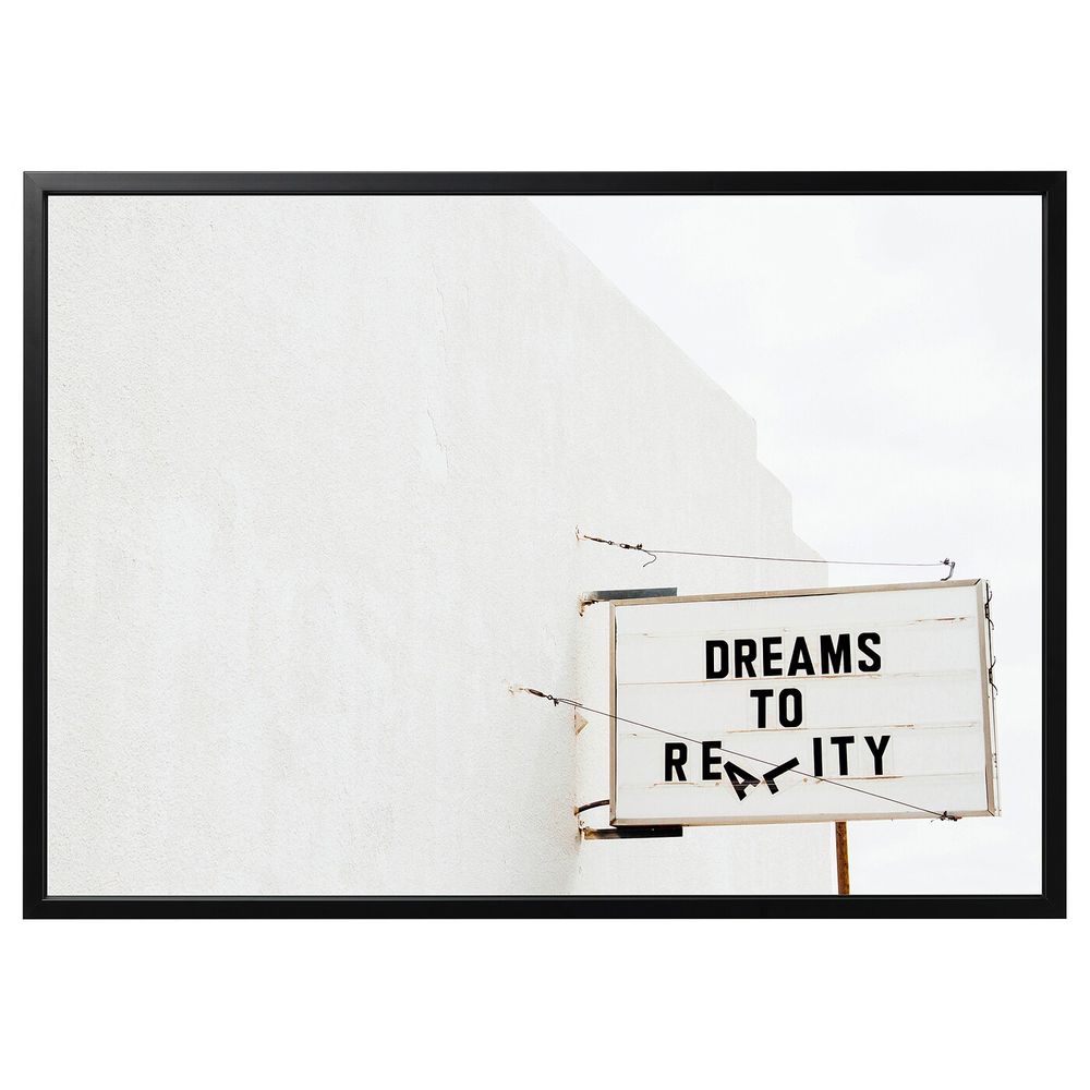 Картина с рамой, Dream, черный 140x100 см IKEA БЬЁРКСТА 792.977.86 - фото 1