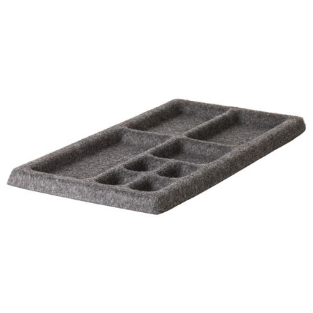 Вставка для выдвижной полки КОМПЛИМЕНТ, серый (25x58 см)