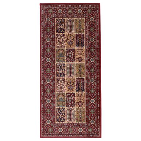 Ковер, короткий ворс ВАЛЬБИ РУТА, разноцветный (80x180 см)