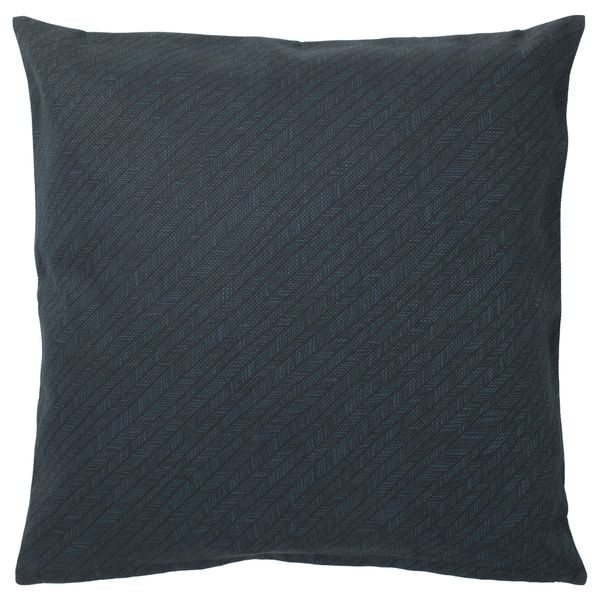 Чехол на подушку ЮППЕРЛИГ, темно-синий, в полоску (50x50 см) - фото 2