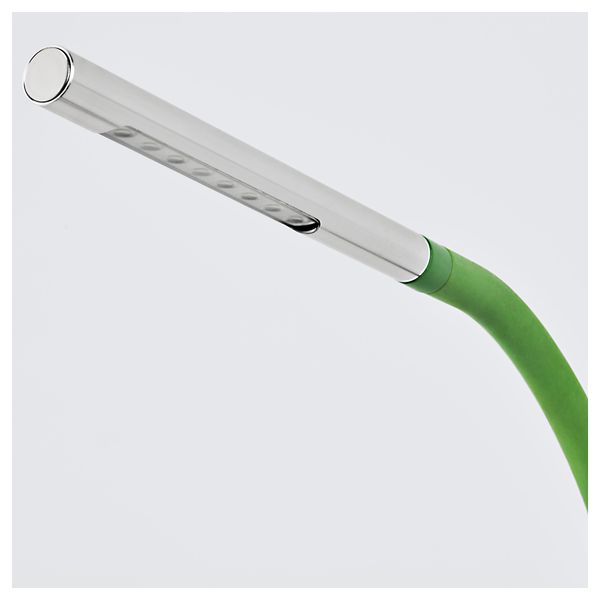 Рабочая лампа, светодиодная ХОРТЕ, зеленый, серебристый - схема-чертеж с размерами