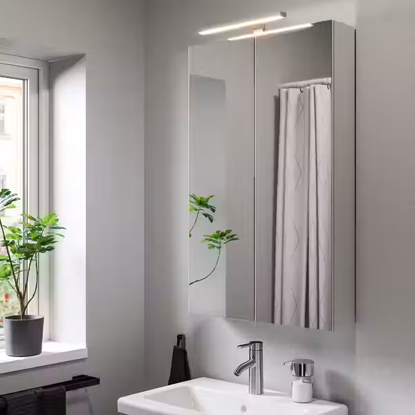 VÅTHULT Подсветка шкафа/зеркала, светодиоды - цвет алюминия 350 мм - фото 3