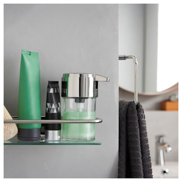 Дозатор для жидкого мыла, хромированный IKEA KALKGRUND КАЛЬКГРУНД 103.695.73 - фото 4