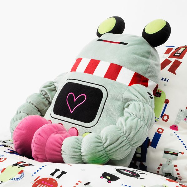 Мягкая игрушка, робот, светло-зеленый IKEA ЛАТТО 303.768.55 - фото 2