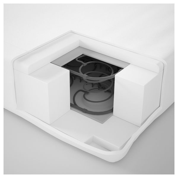 Матрас для детской раздвижной кровати 80x200 см IKEA ИННЕРЛИГ 803.639.78 - схема-чертеж с размерами