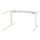 Угловой стол-трансформер, электрический, 160x110 см, белый IKEA BEKANT БЕКАНТ 702.529.71