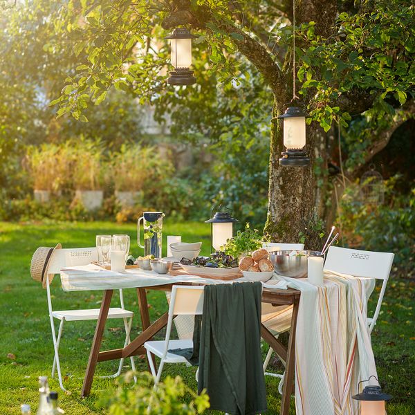 Садовый стул, складной белый IKEA FEJAN ФЕЙЯН 903.757.49 - схема-чертеж с размерами