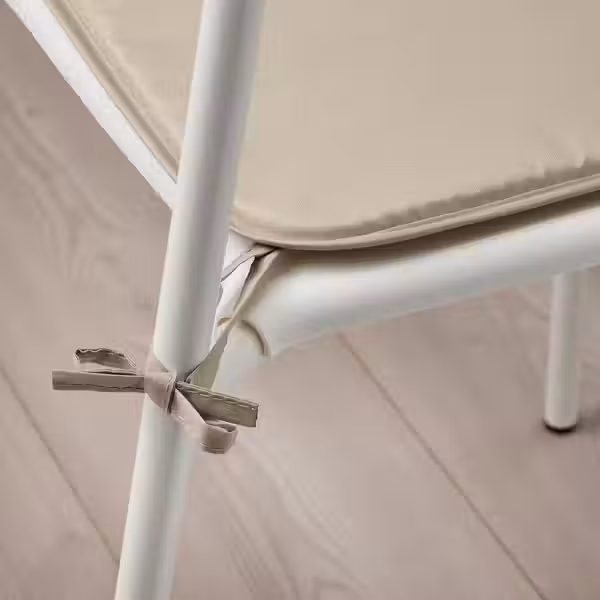 BRÄMÖN БРЭМОН Подушка на стул - серо-бежевый д/дома/улицы 34x34x1.0 см - фото 3