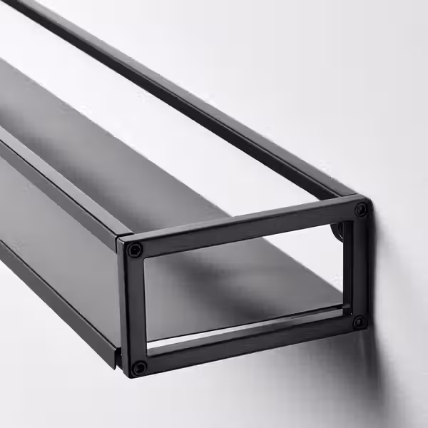 LINDÅSEN ЛИНДОСЕН Полка-витрина - антрацит 75 см - фото 3