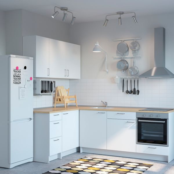 Кухня, белый 160x240x220 см IKEA KNOXHULT КНОКСХУЛЬТ 394.045.52 - фото 2