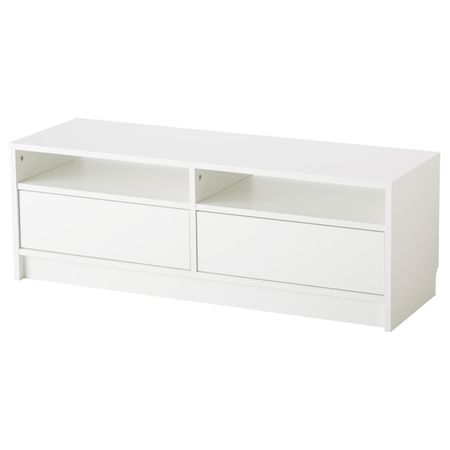 Тумба под ТВ, белый, 120x39x42 см IKEA ГНЕДБИ 003.218.26