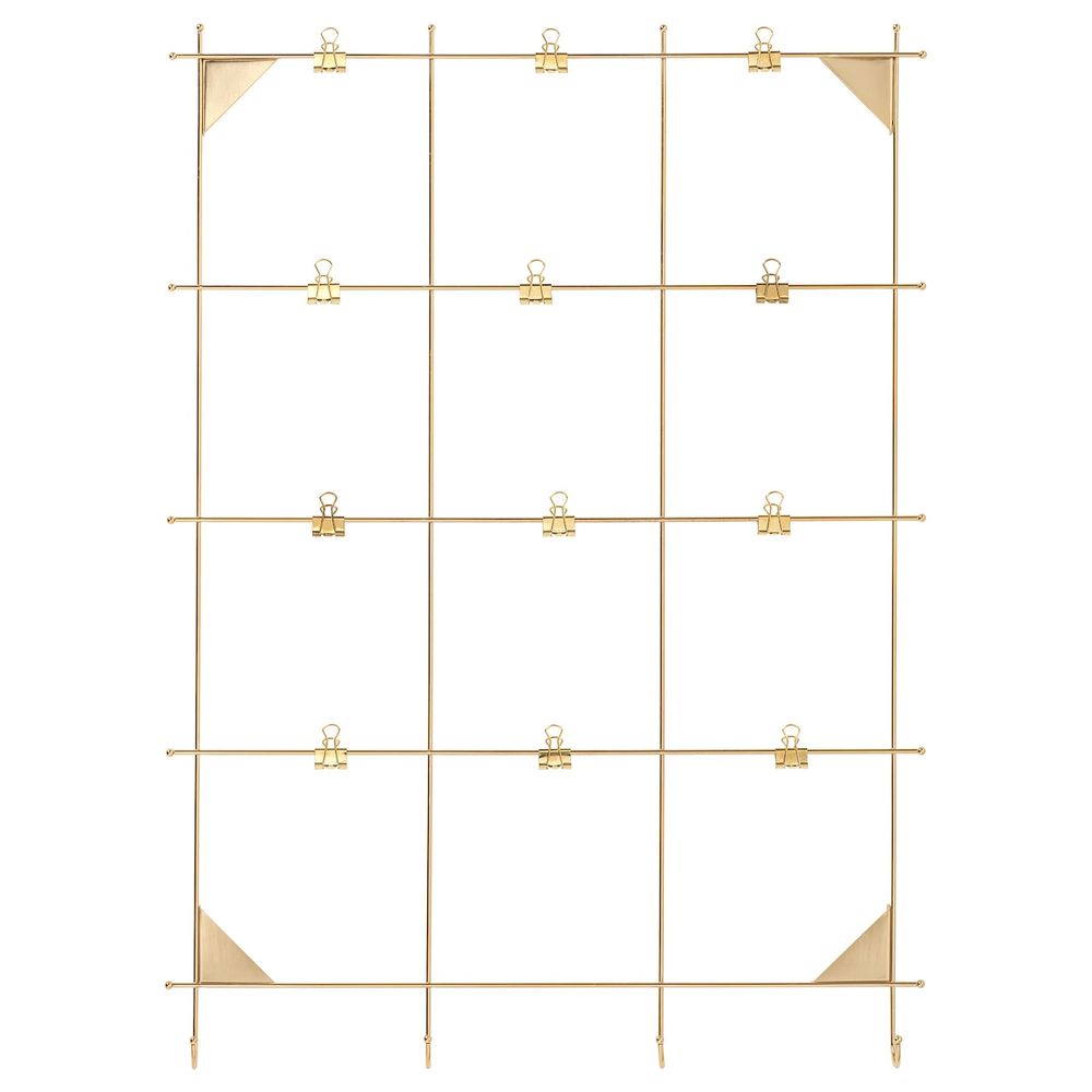 Доска для записей, с зажимами, желтая медь IKEA MYRHEDEN МЮРХЕДЕН 203.642.64 - фото 1