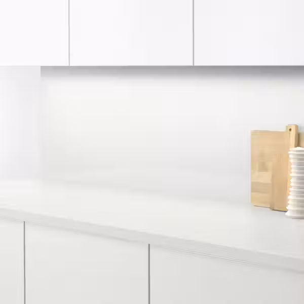 SIBBARP Настенная панель под заказ - глянцевый белый/ламинат 1 м²x1.3 см - фото 2