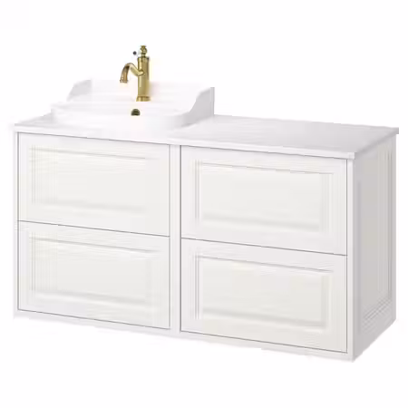 TÄNNFORSEN ТАННФОРСЕН / RUTSJÖN РУТШЁН Шкаф п-раковину/раковина/смеситель