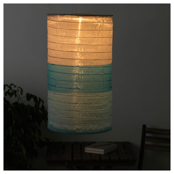 Подвесной светильник на солнечн батарея СОЛВИДЕН, в форме трубки разноцветный (28 см) - фото 2