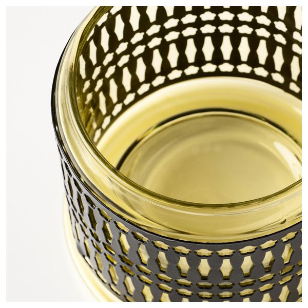 Подсвечник для свечи, греющей свечи СОММАР 2017, желтый (9.5 см) - фото 2