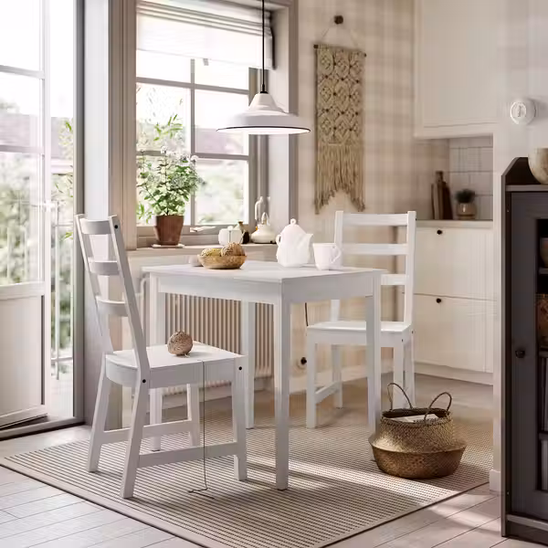NÄSINGE НЭСИНГЕ / NORDVIKEN Стол и 2 стула - фото 2