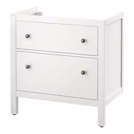 HEMNES Шкаф для раковины с 2 ящ - белый 80x47x83 см