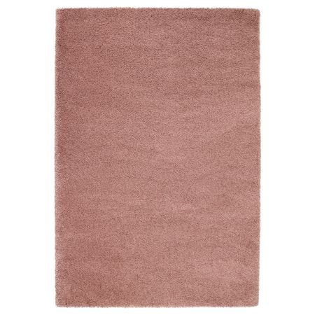 Ковер, длинный ворс ОДУМ, светлый коричнево-розовый