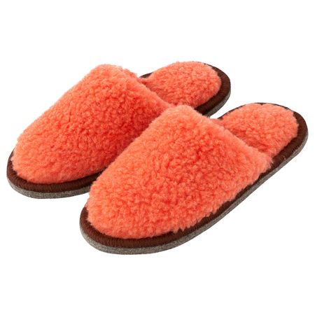 Тапочки, оранжевый-красный S/M IKEA FEGEN ФЕГЕН 705.183.96