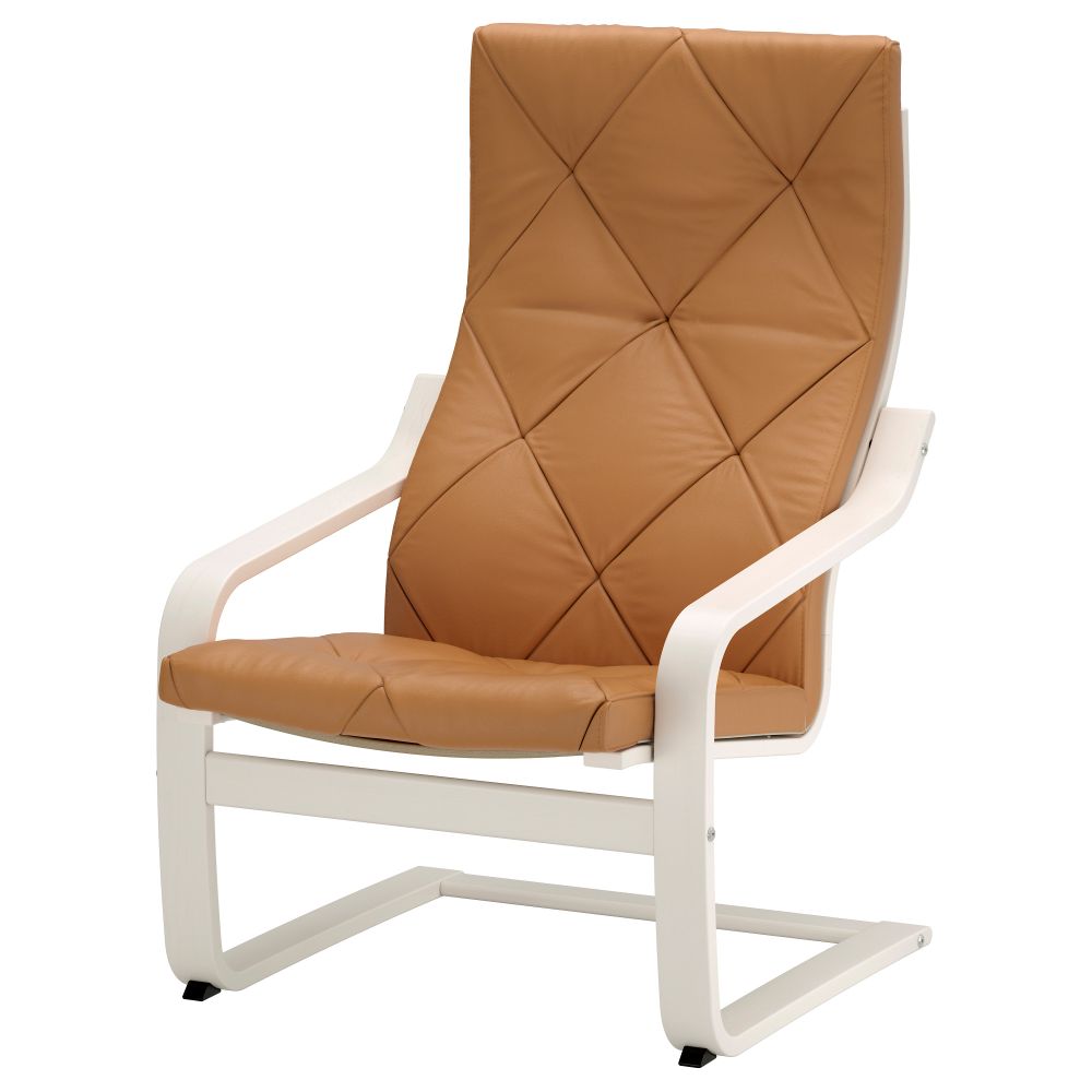 Кресло ПОЭНГ, белый, Сеглора неокрашенный - фото 1