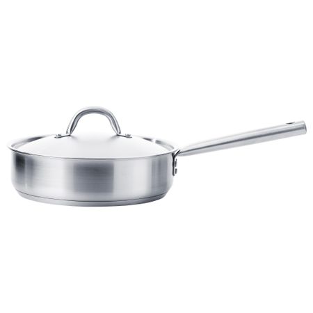 Сотейник c крышкой ИКЕА/365+, нержавеющ сталь (24 см)