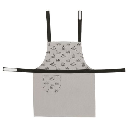 Фартук детский ВИНТЕР 2015, серый, черный