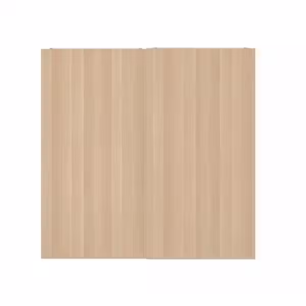 HASVIK Пара раздвижных дверей - под беленый дуб 200x201 см - фото 1