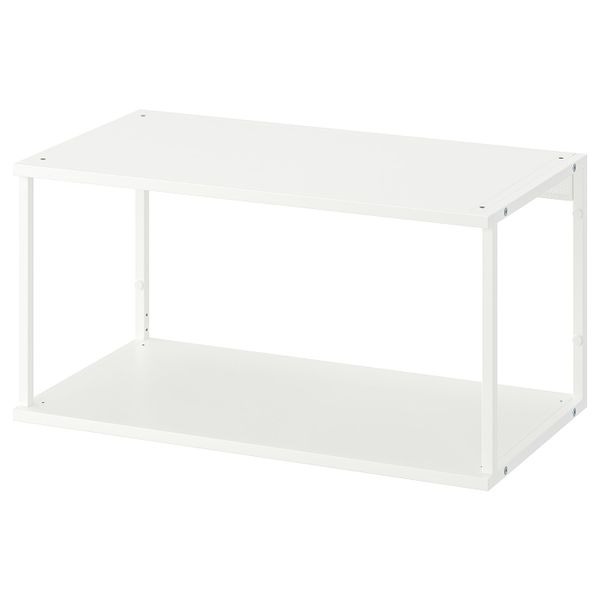 Открытый стеллаж, белый 80x40x40 см IKEA OPPHUS ОПХУС 504.525.46 - фото 1