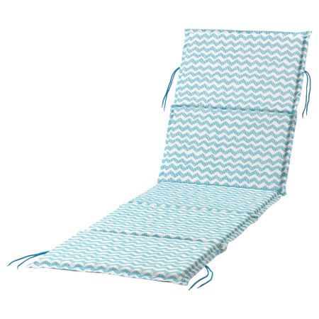 Подстилка на шезлонг НЭСТОН, голубой (190x60 см)