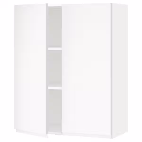 METOD Навесной шкаф с полками/2дверцы - фото 1