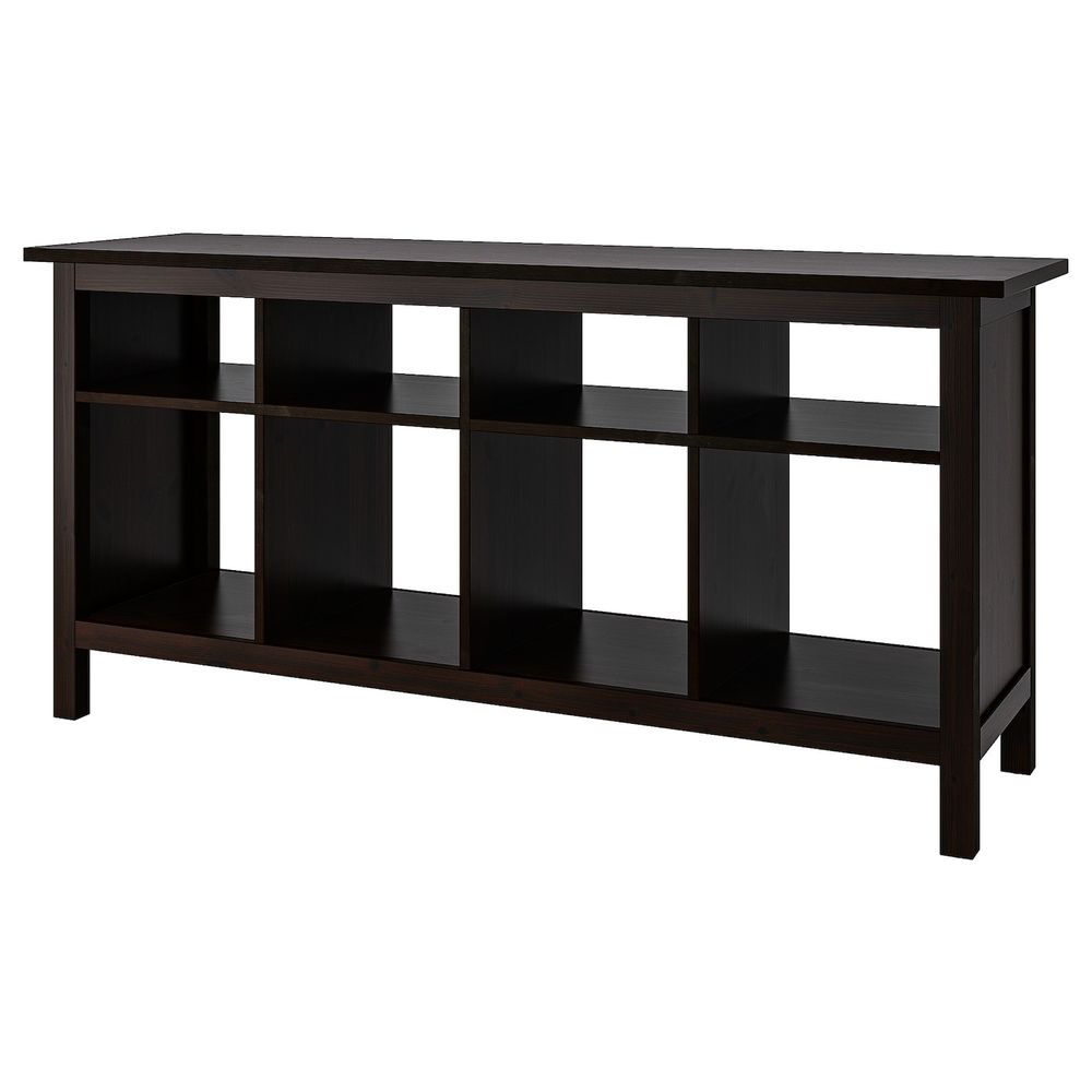 Консольный стол, черно-коричневый 157x40 см IKEA HEMNES ХЕМНЭС 803.831.51 - фото 1