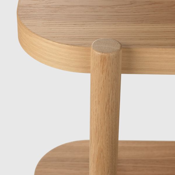 Консольный стол, белая морилка дуб 92x38x71 см IKEA LISTERBY ЛИСТЕРБИ 304.090.40 - фото 4