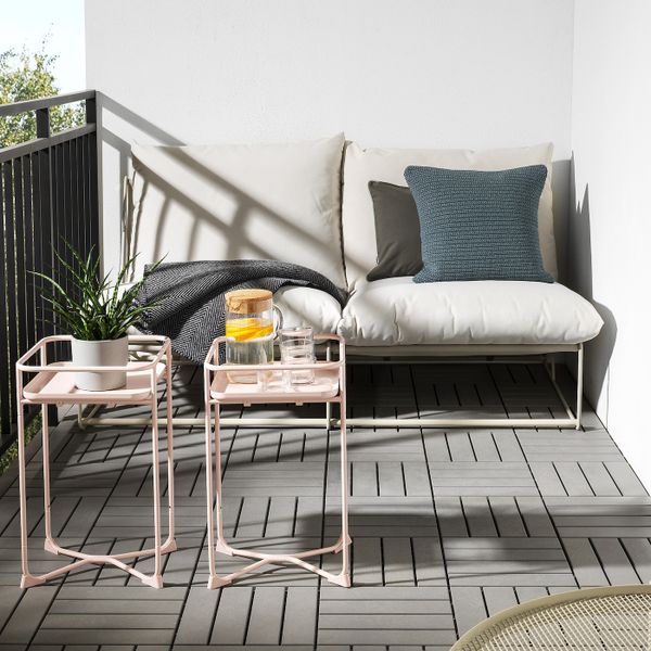 Пьедестал для цветов, для дома, улицы розовый 54 см IKEA KRYDDPEPPAR КРЮДДПЕППАР 804.219.59 - фото 4