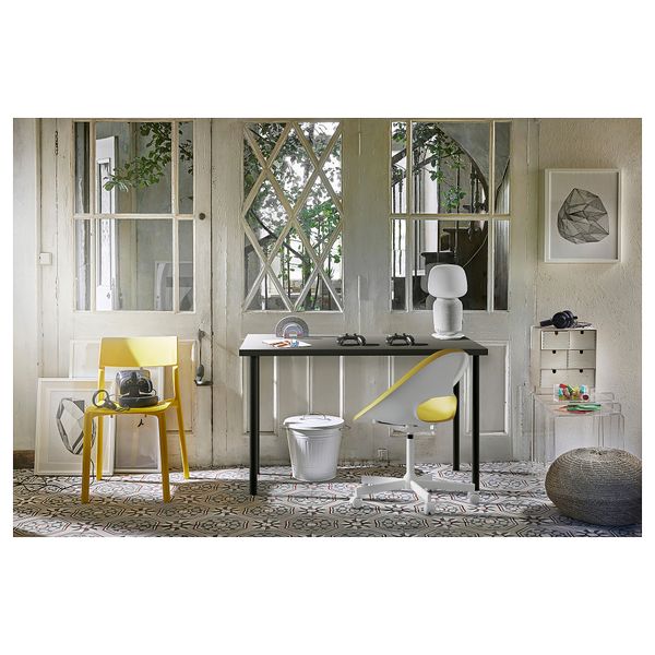 Письменный стол, 120x60 см, темно-серый-черный IKEA LAGKAPTEN ЛАГКАПТЕН, ADILS АДИЛЬС 494.164.51 - фото 6