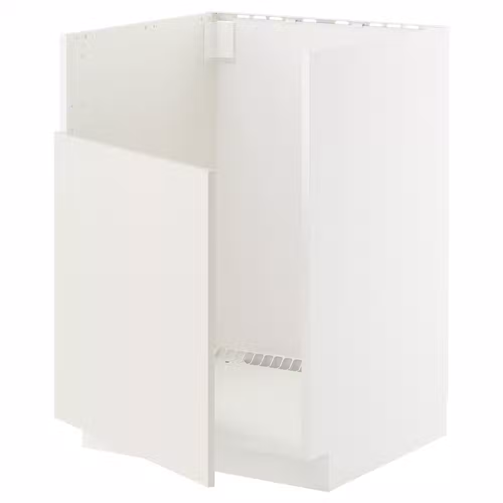 METOD Шкаф для мойки ТАЛЛШЁН - белый/Veddinge белый 60x60 см - фото 1