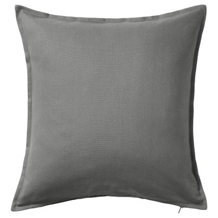 Чехол на подушку, серый 50x50 см IKEA GURLI ГУРЛИ 503.698.54