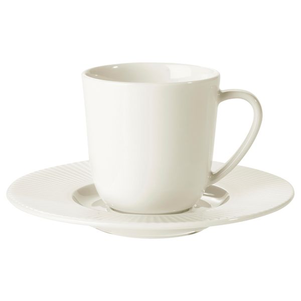 Чашка для кофе эспрессо с блюдцем IKEA OFANTLIGT ОФАНТЛИГТ 203.976.84 - фото 1