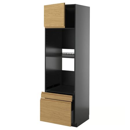 METOD / KNIVSHULT Выс шкаф д/дхвк/комб дхвк+двр/2ящ