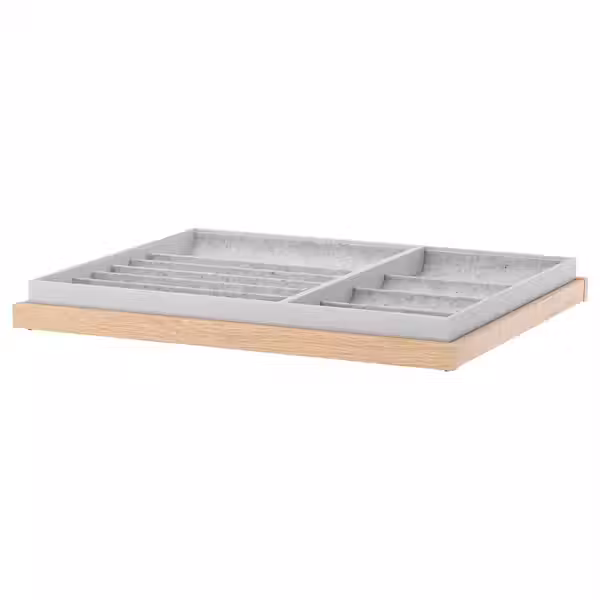 KOMPLEMENT Выдвижная полка+вставка - под беленый дуб 75x58 см - фото 1