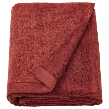 Простыня банная, 100x150 см, коричнево-красный/меланж IKEA HIMLEÅN 604.918.25