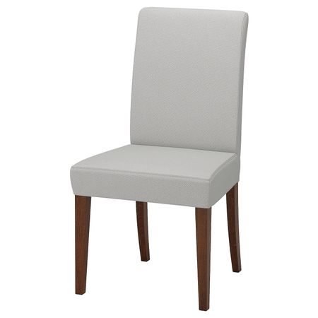 Стул, коричневый/Оррста светло-серый IKEA ХЕНРИКСДАЛЬ 092.177.74